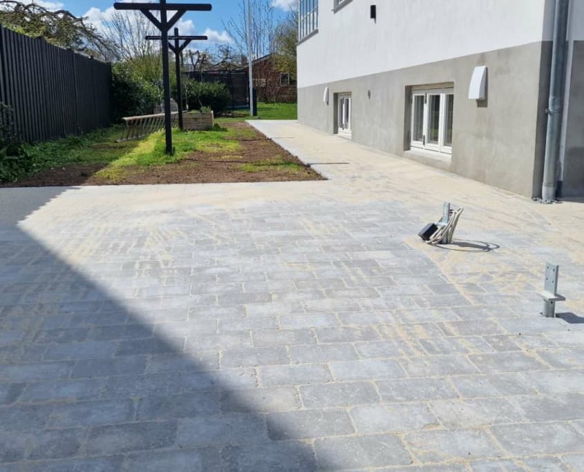 Anlægning af indkørsel på Sjælland